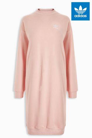 adidas Originals Pink 3 Stripes Crew Dress